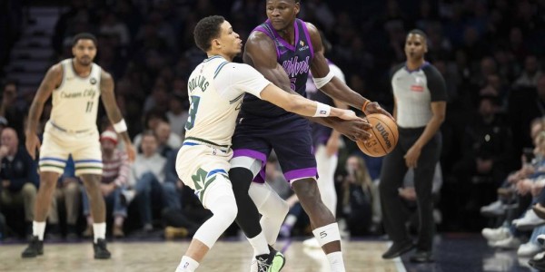 爱德华兹24分戈贝尔11+18 森林狼逆转雄鹿