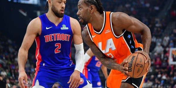 小卡55分平队史纪录哈登28+7 快船力克活塞迎4连胜