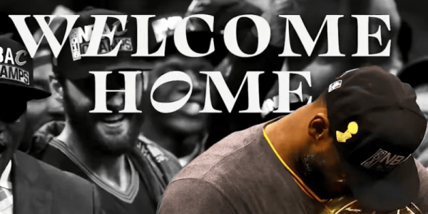 骑士主场播放詹姆斯致敬视频 老詹感动落泪