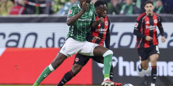 3-3，法兰克福逼平德甲第13，第94分钟绝平，24岁德国猛将救主