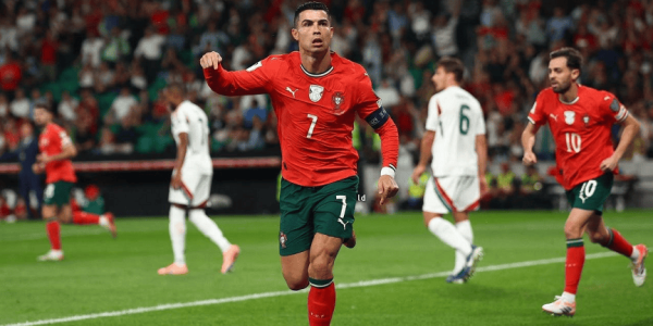 C罗梅开二度造足坛神迹！利物浦核心传射+绝平，匈牙利2-2葡萄牙