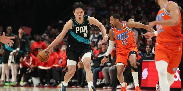 杨瀚森3中0仅1板入账 被“美国周琦”上了一课