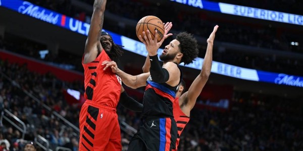 坎宁安29+9阿夫迪亚35+9+7 活塞6人上双力克开拓者