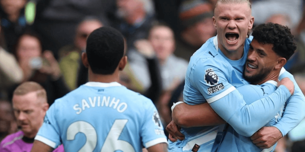 瓜迪奥拉率队狂飙：曼城豪取3连胜，哈兰德炸裂表演：8轮11球