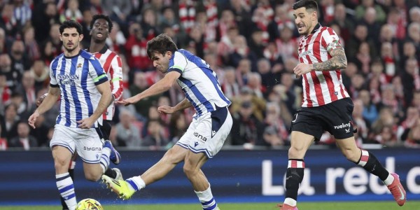 1-1，88分钟绝平，西甲第14逼平西甲第8，10人皇家社会4连胜终结