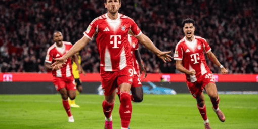 德甲焦点战，拜仁慕尼黑2-1力克多特蒙德，凯恩破门助球队七连胜领跑积分榜